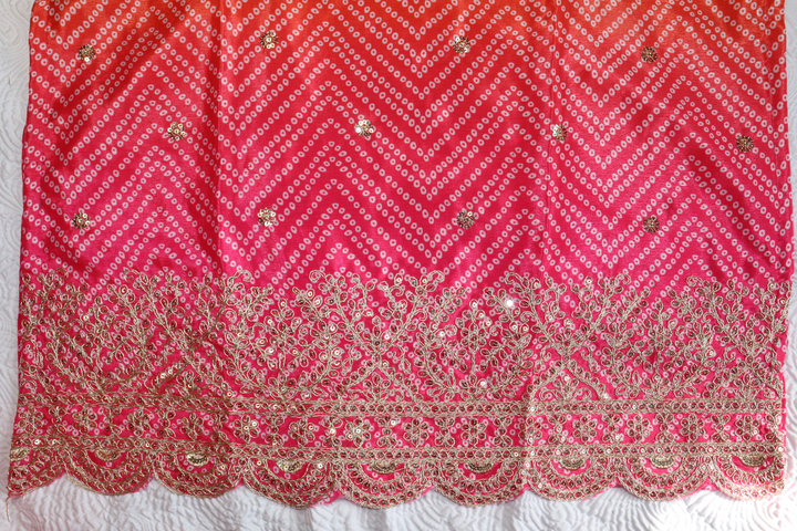 Heavy Pure Chinon Silk Digital Print With silk inner [SKU:D103842]