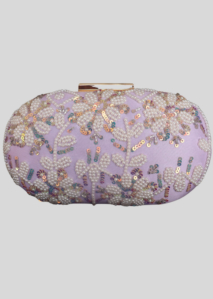 Lavender Capsule Clutch [SKU:C101032]