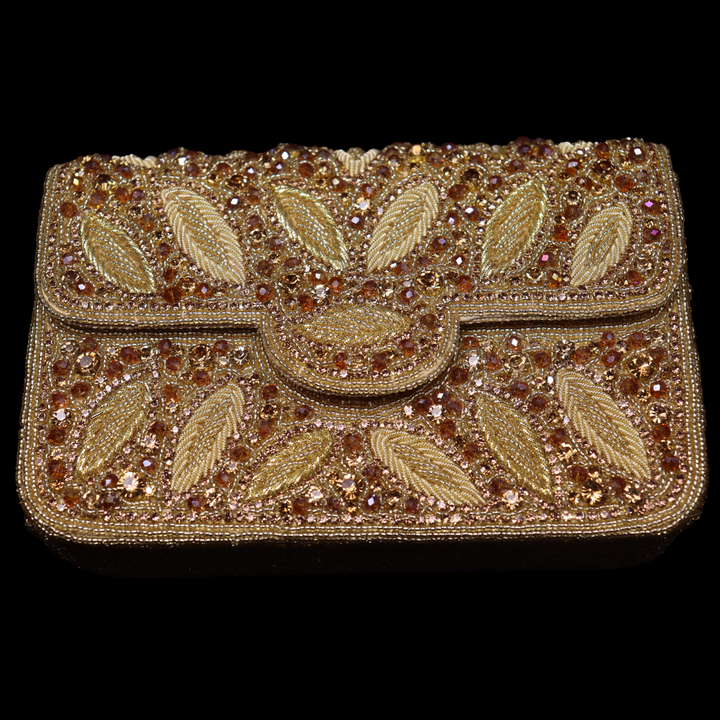 SuperLuxe Flap Bag Rose Gold [SKU:C100143]