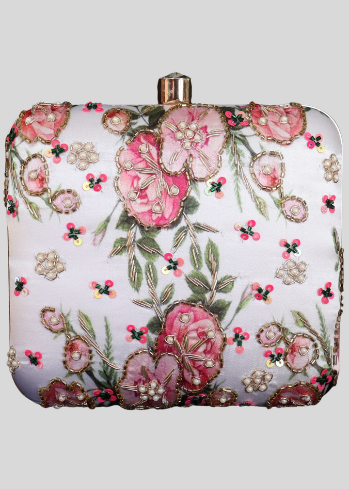 Square Floral clutch [SKU C101852]