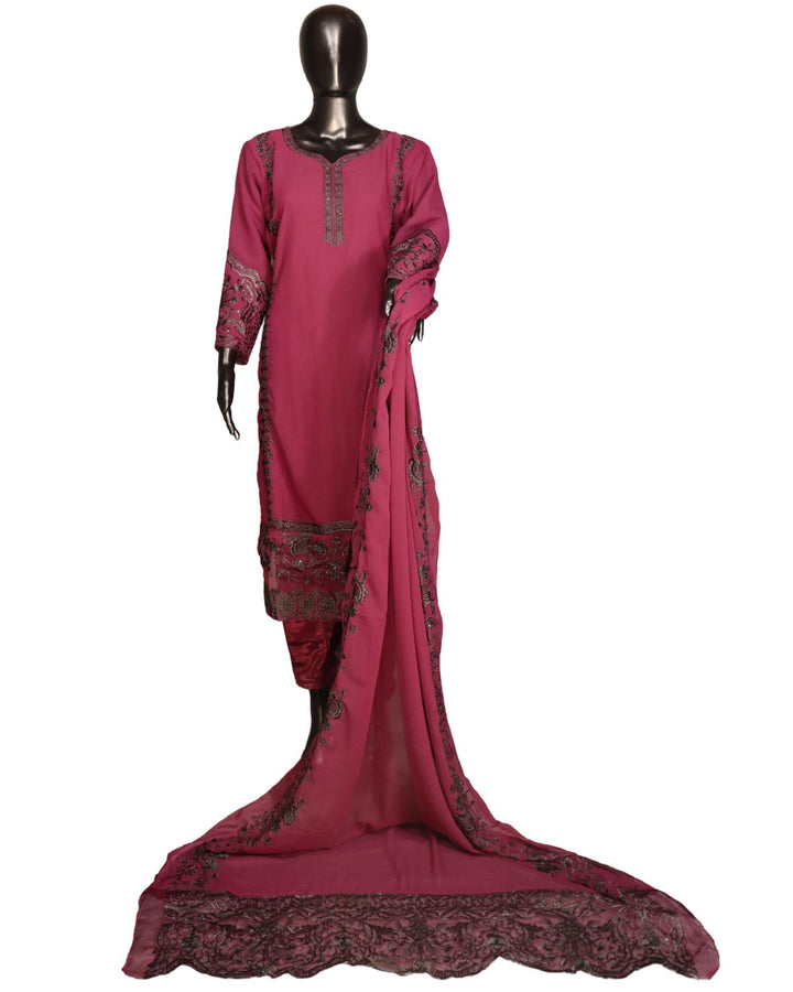Dark Purple Designer Party Wear Salwar Suit