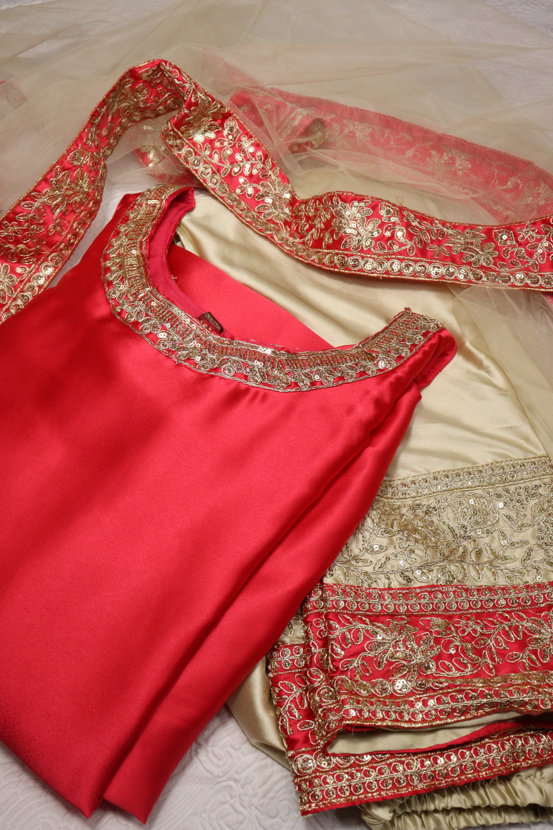 Heavy Malay Satin Silk With Heavy Embroidery Coding Sequence Work[SKU:D103272]