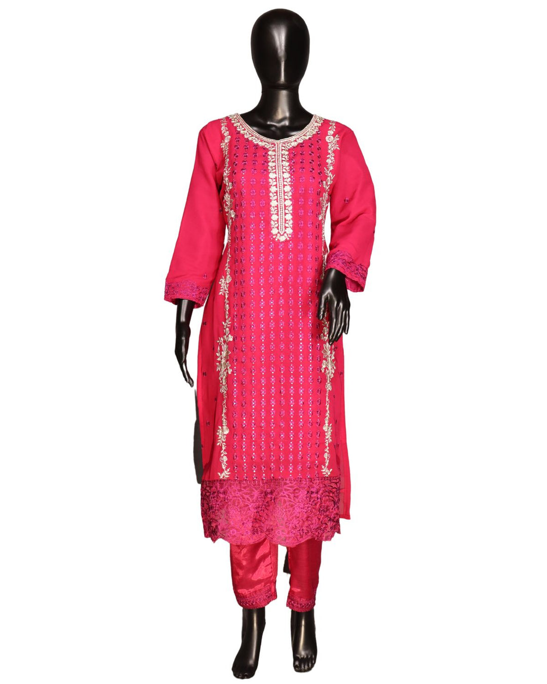 Hot Pink Premium Designer Salwar Suit