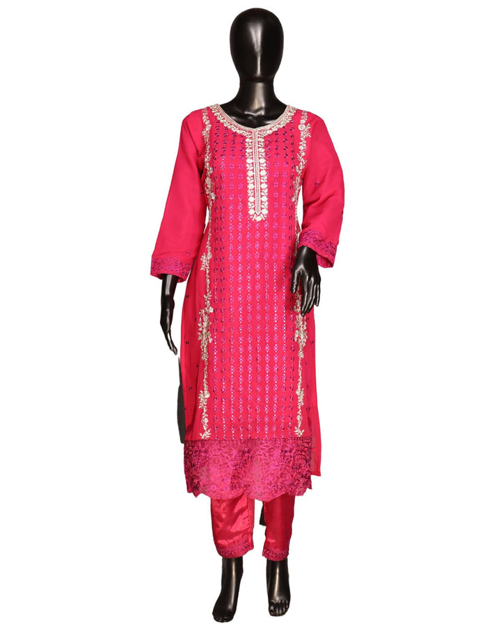 Hot Pink Premium Designer Salwar Suit