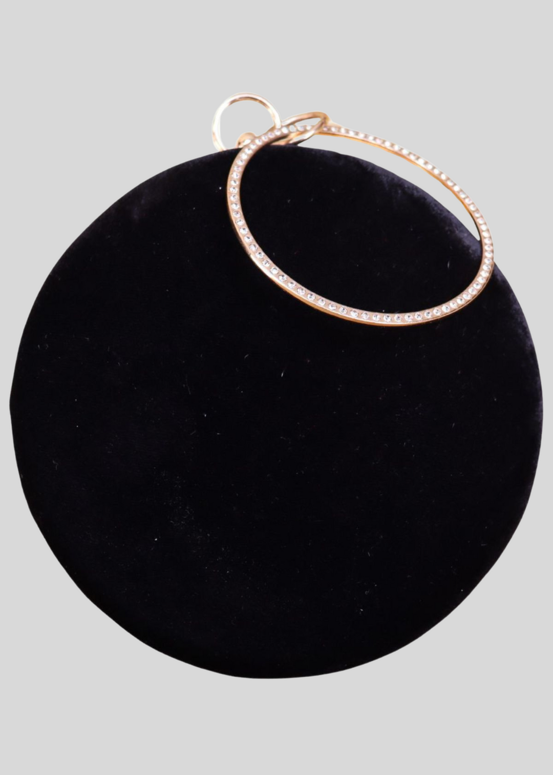 Black Round Clutch