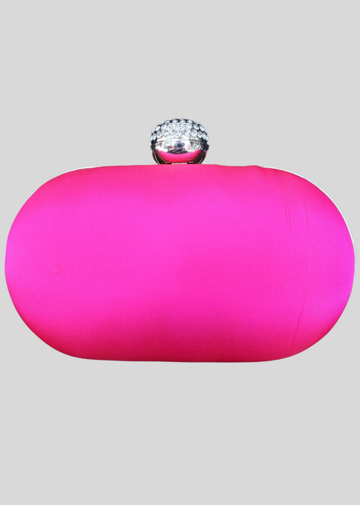Hot Pink Capsule clutch