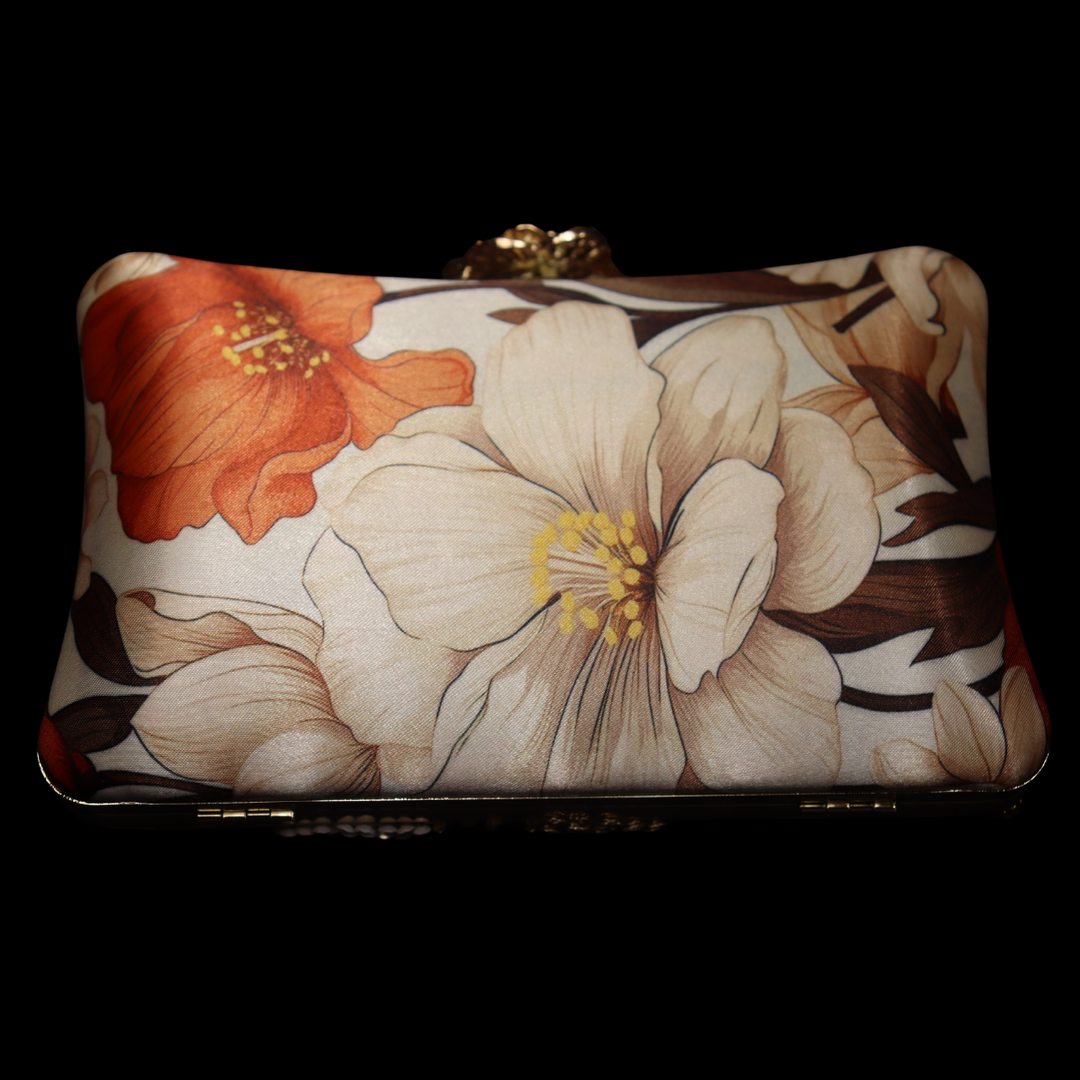 Poppy Multi Floral Clutch [SKU:100452]