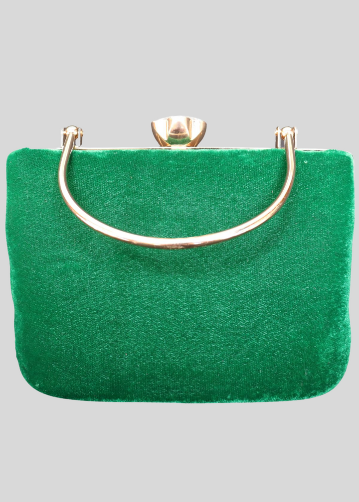 Green Suitcase Clutch