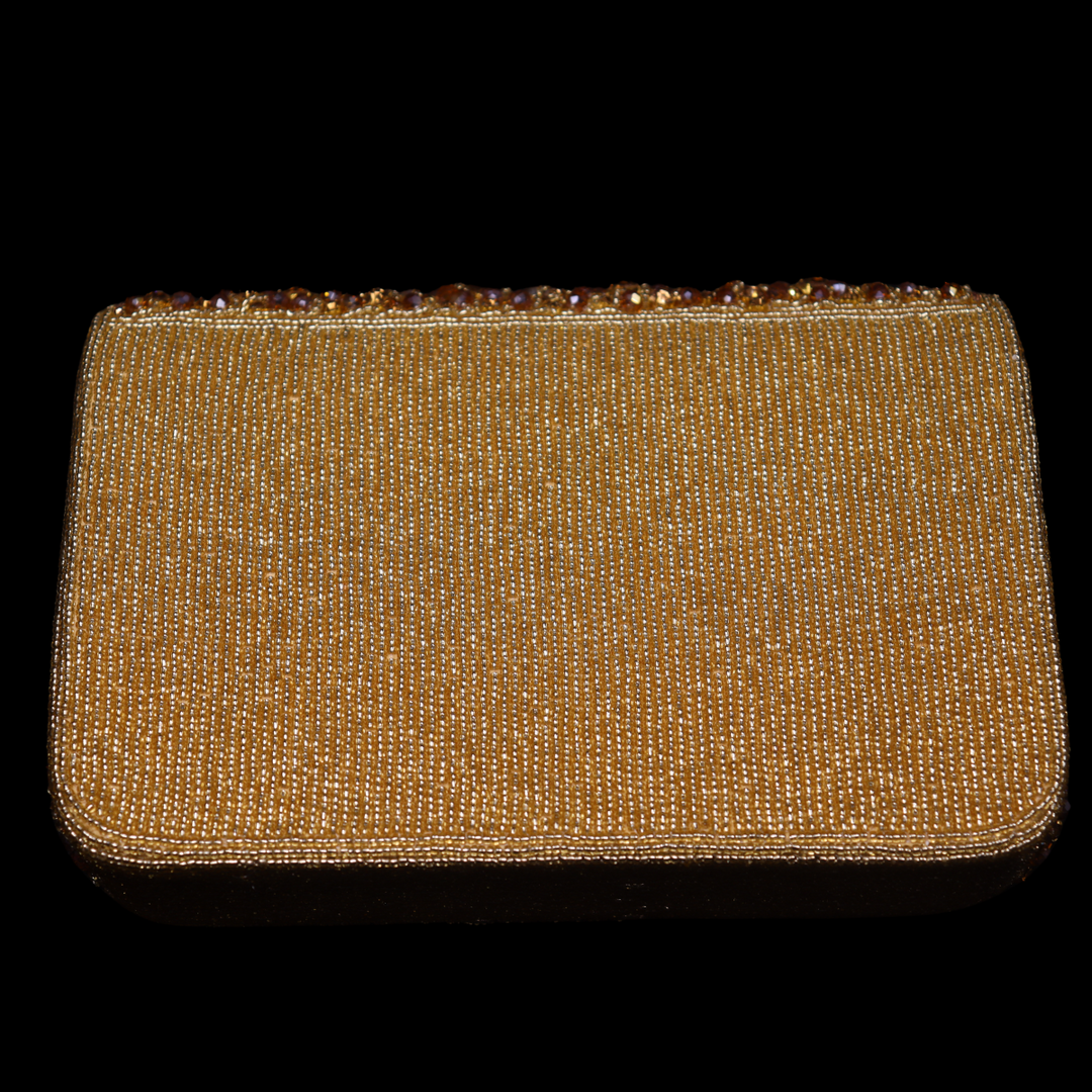 SuperLuxe Flap Bag Rose Gold [SKU:C100143]