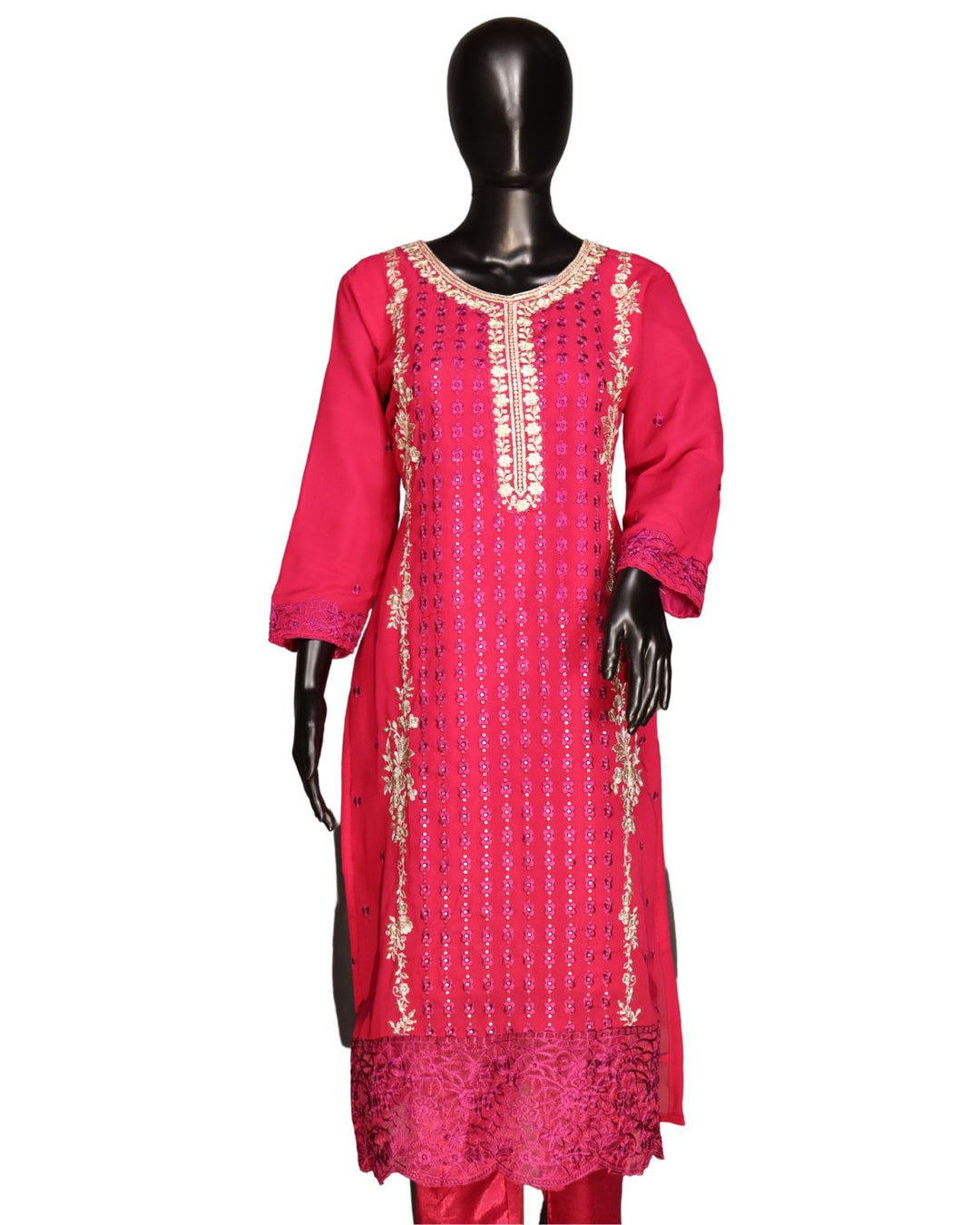 Hot Pink Premium Designer Salwar Suit