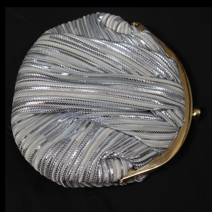 Crush Batua bag Blueish-Silver [SKU:100812]