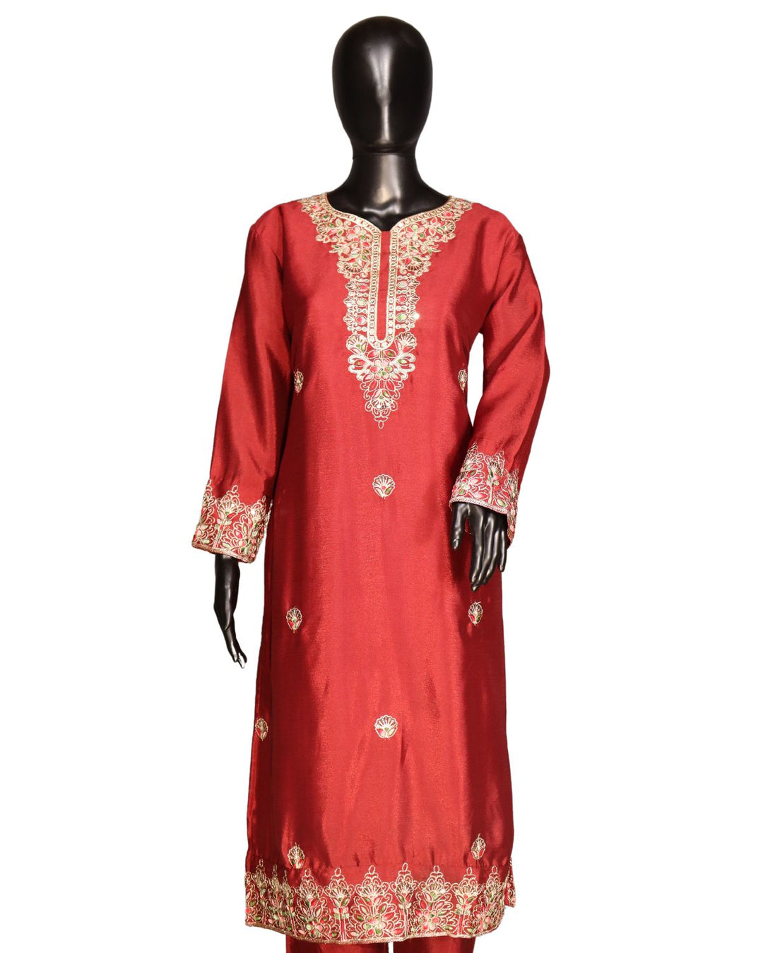 Maroon Designer Party Wear Salwar Suit