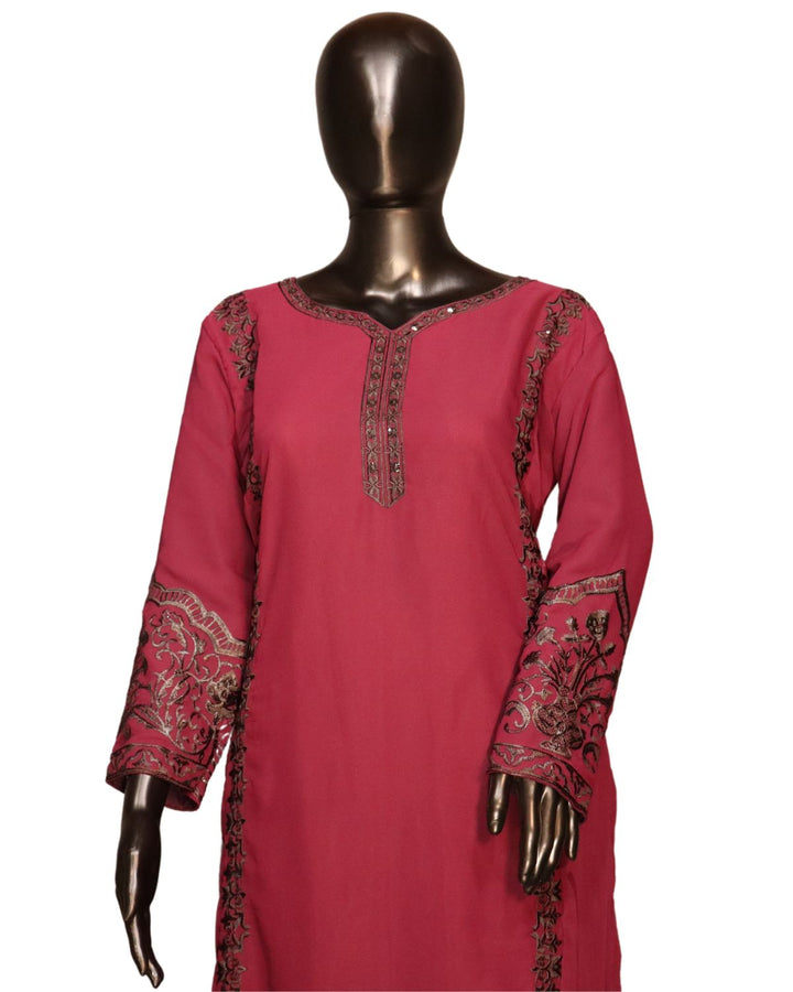 Dark Purple Designer Party Wear Salwar Suit