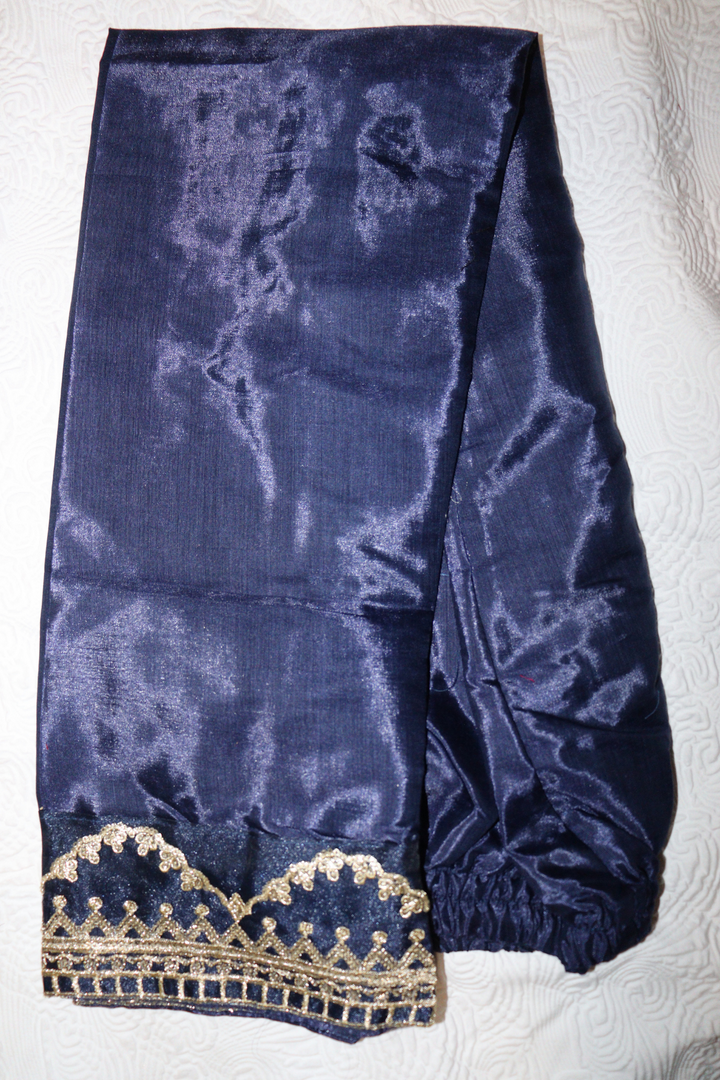 Heavy Pure Fox Georgette With Heavy Embroidered Sequence Work [SKU:D104113]