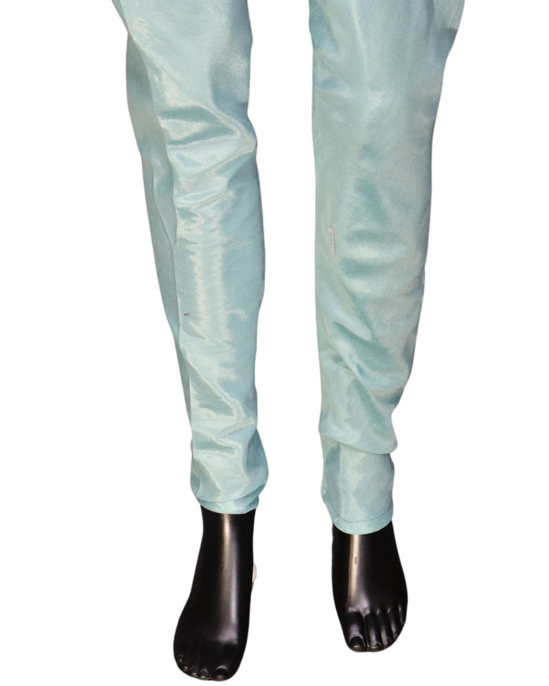 Sky Blue Exclusive Dola Silk Sequins Worked Anarkali Suit