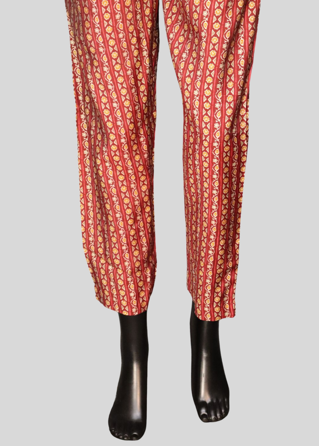 Maroon Pure Muslin Floral Worked Salwar Suit