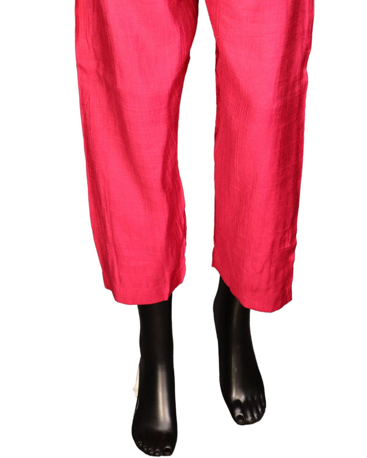 Hot Pink Computer-Printed Salwar Suit in Vertican Fabric