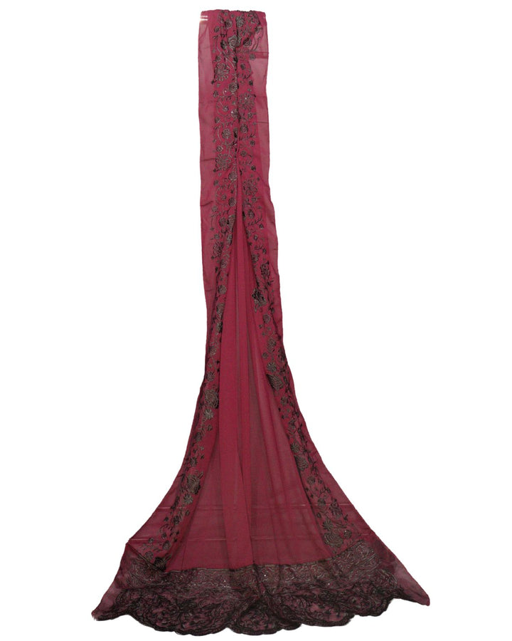 Dark Purple Designer Party Wear Salwar Suit