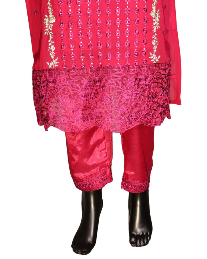 Hot Pink Premium Designer Salwar Suit