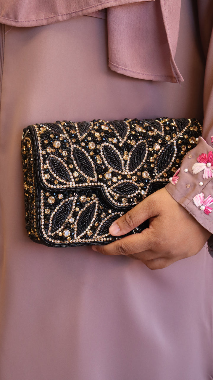 SuperLuxe Flap Bag Black [SKU:C100243]