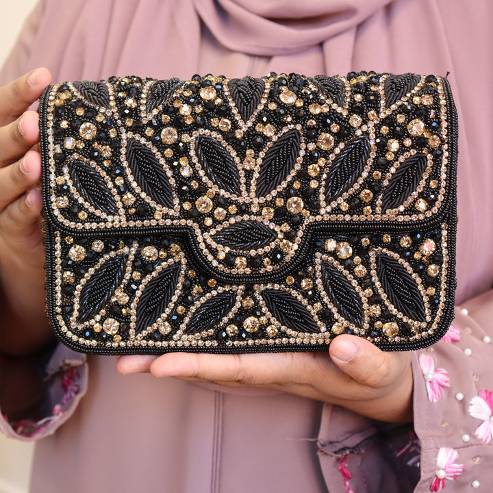 SuperLuxe Flap Bag Black [SKU:C100243]