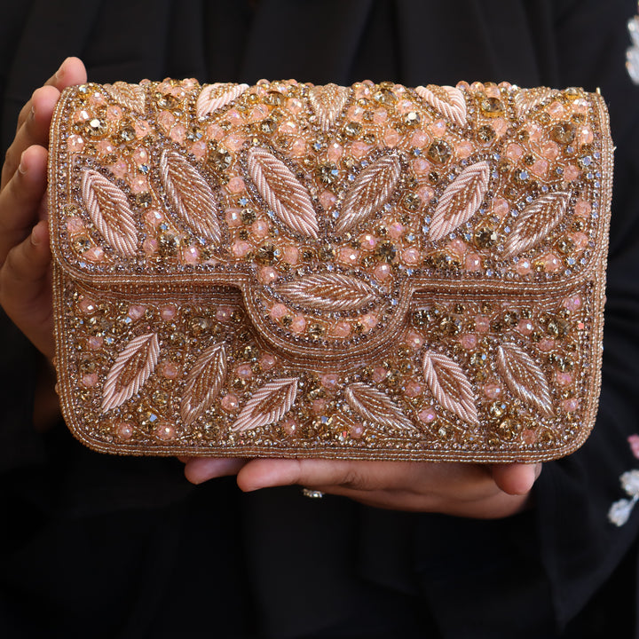 SuperLuxe Flap Bag Rose Gold [C102504]