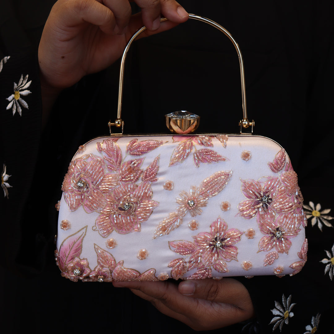 Pink Chikankari Bag [C102752]