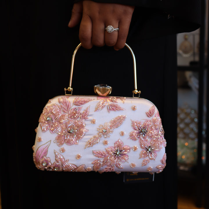 Pink Chikankari Bag [C102752]