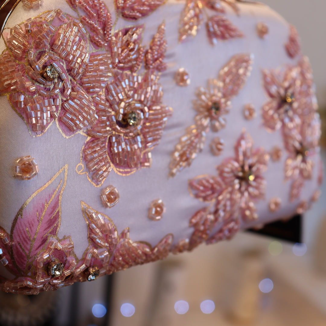 Pink Chikankari Bag [C102752]