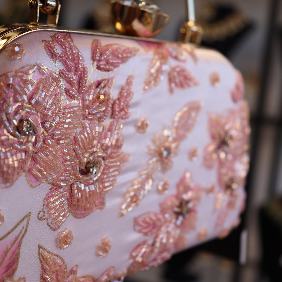 Pink Chikankari Bag [C102752]