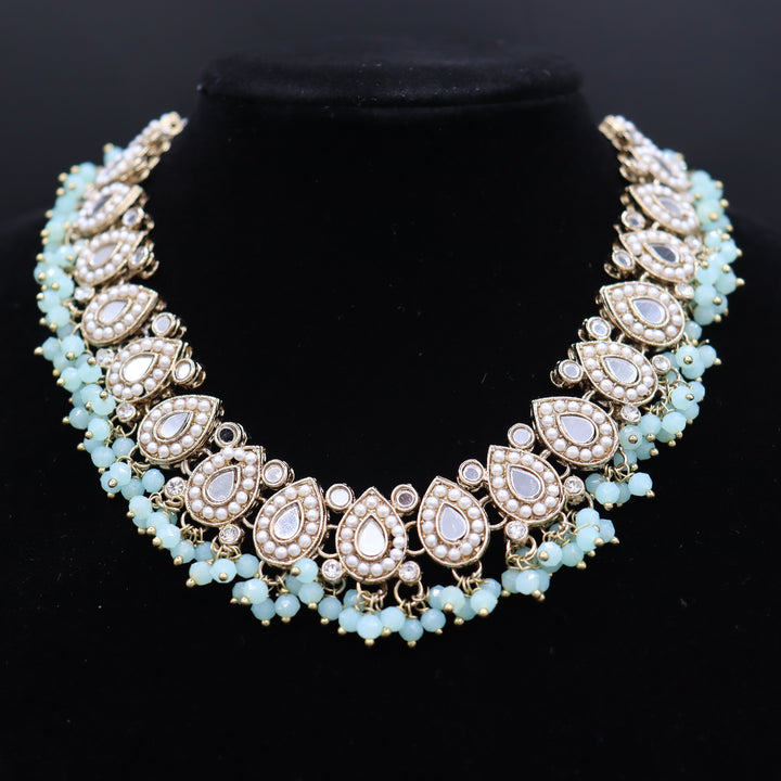 Mint Mirror Choker Set [SKU J100152]