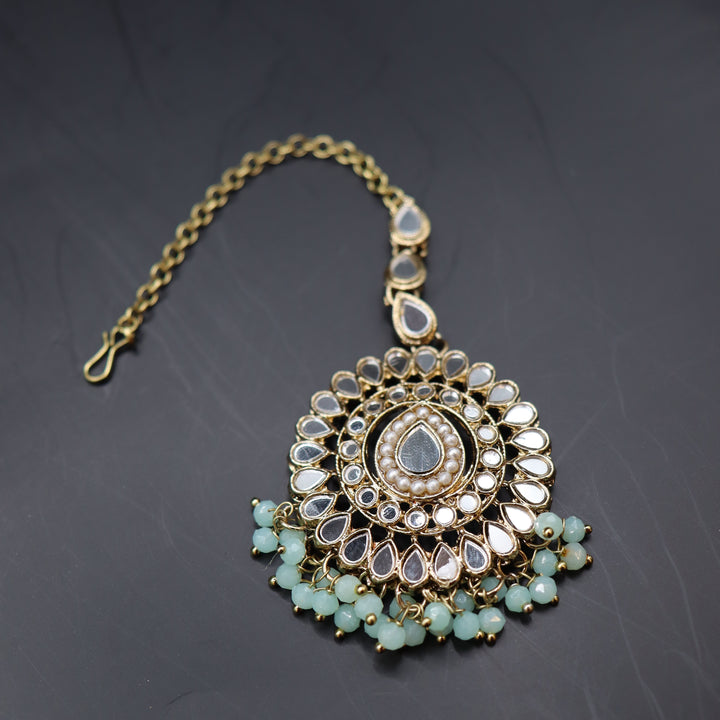 Mint Mirror Choker Set [SKU J100152]