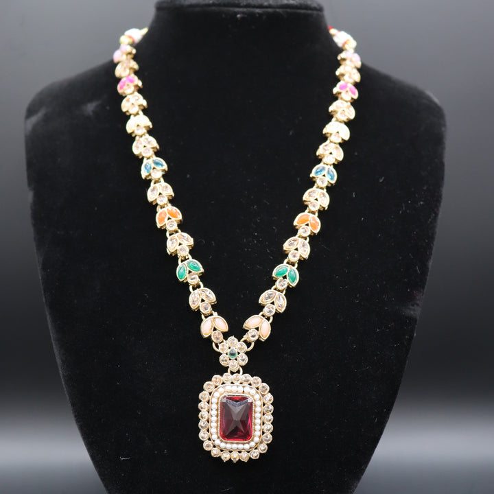 Premium Multi Colored Long Neckles [SKU J101052]