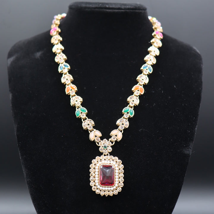 Premium Multi Colored Long Neckles [SKU J101052]