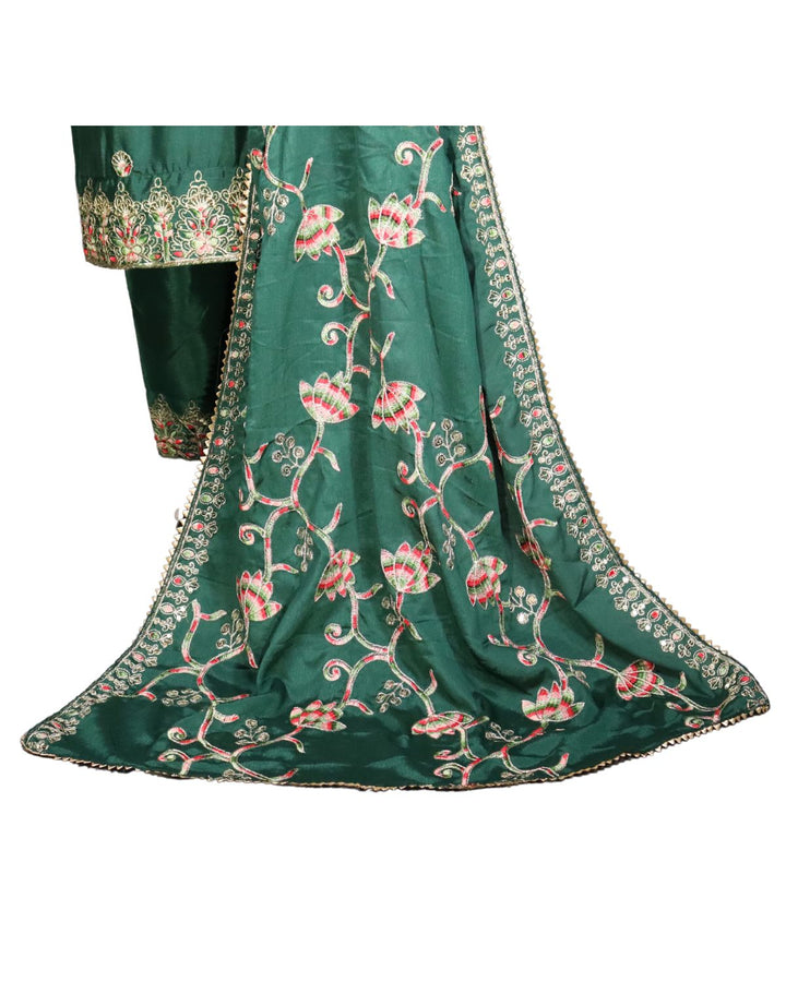 Green Designer Party Wear Salwar Suit