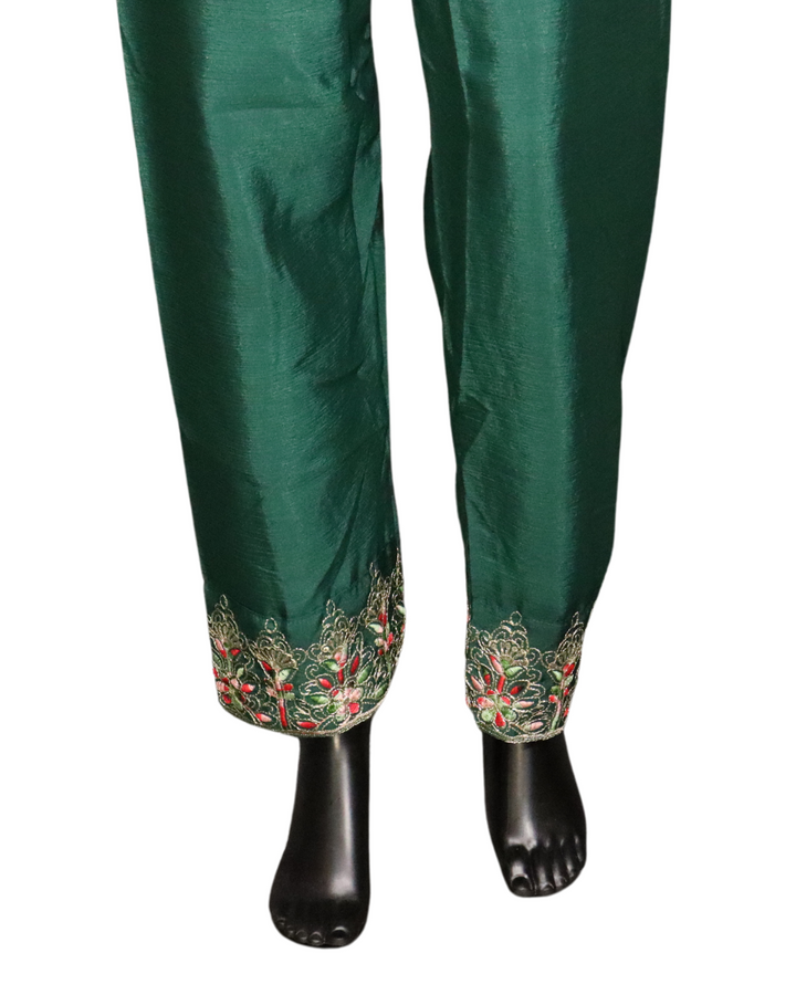 Green Designer Party Wear Salwar Suit
