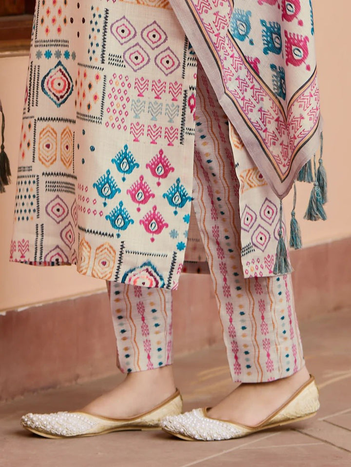 FULLY PRINTED WITH NECK PATCH WORK [SKU 100161]