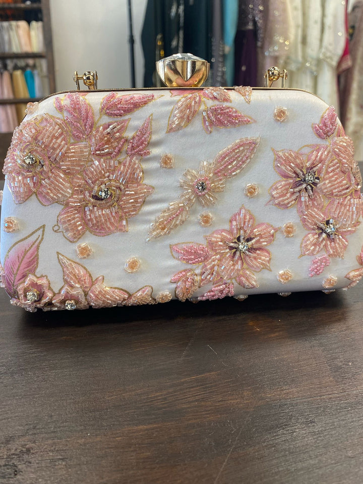 Pink Chikankari Bag [C102752]