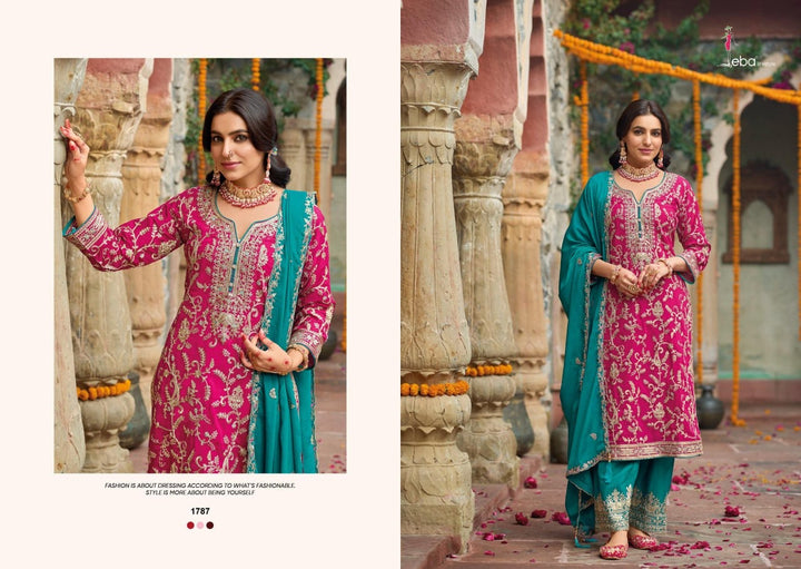 Premium Heavy Chinon With Embroidery Worked Salwar Suit [SKU D104514]