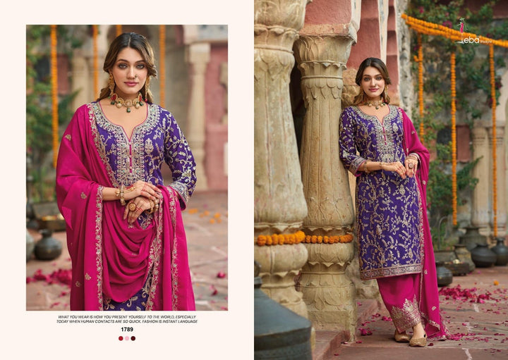 Premium Heavy Chinon With Embroidery Worked Salwar Suit [SKU D104414]